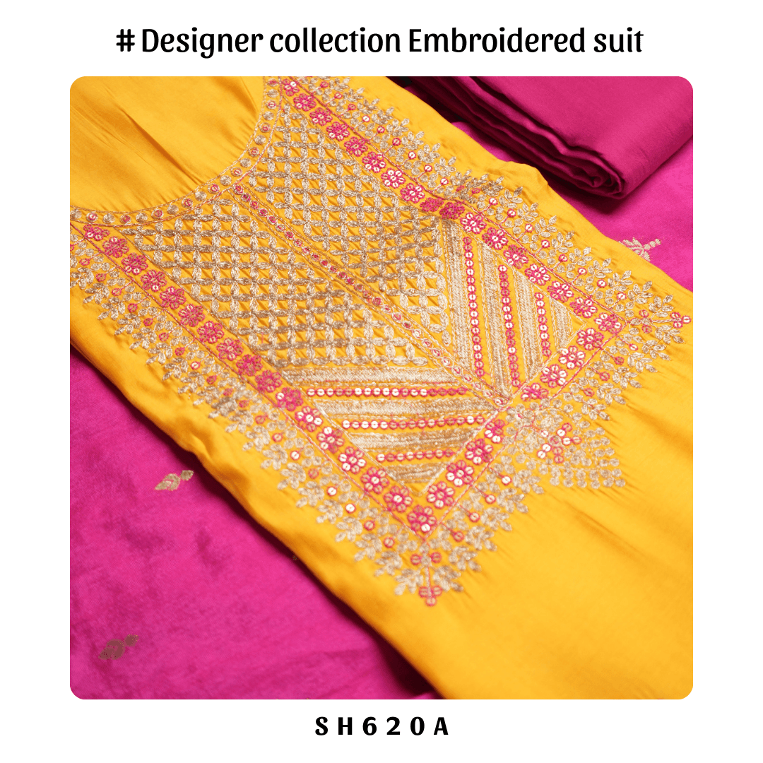 Designer collection salwar suit with embroidary work & rich dupatta