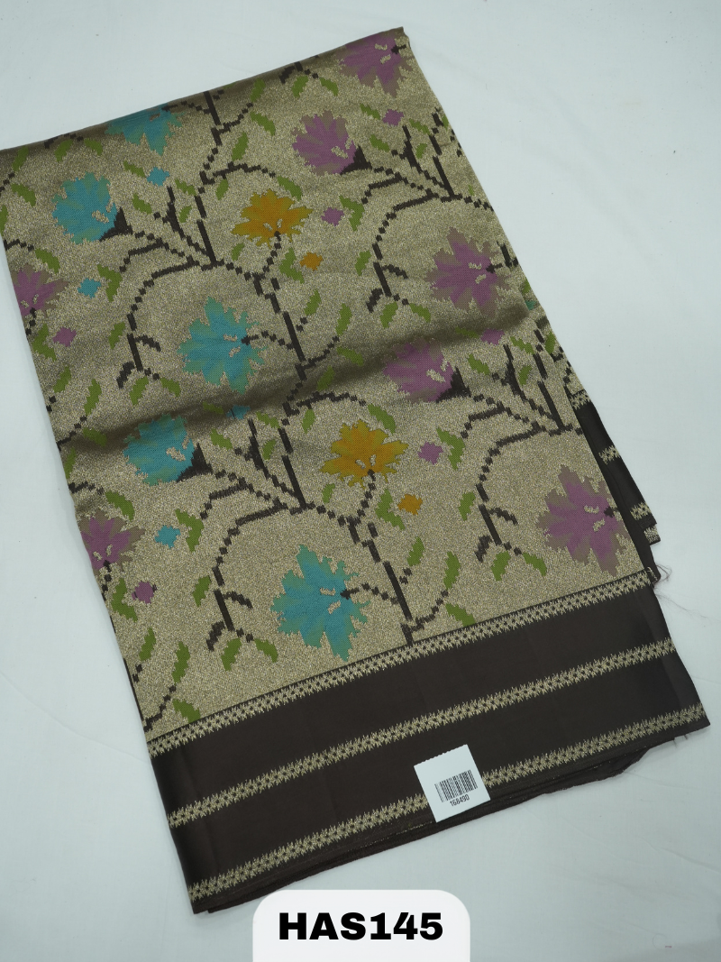 BANARAS TISSUE JAMDHANI SAREE WITH BORDER
