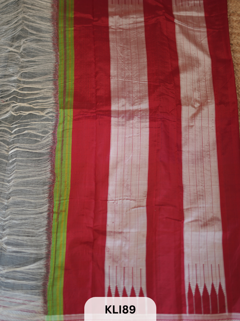Pettada Anchu Semi Silk Saree With Gayathri Border