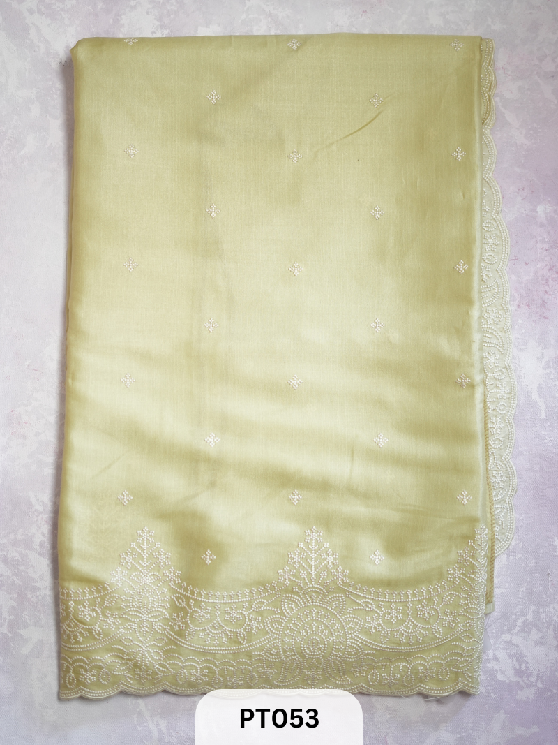 SOFT SILK WITH HEAVY EMBROIDARY WORK