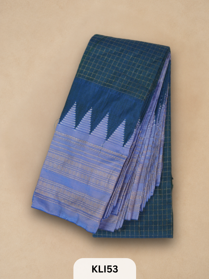 ILKAL TOPI BORDER HANDLOOM SAREE