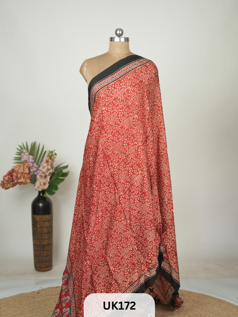 MODAL HANDBLOCK DUPATTA