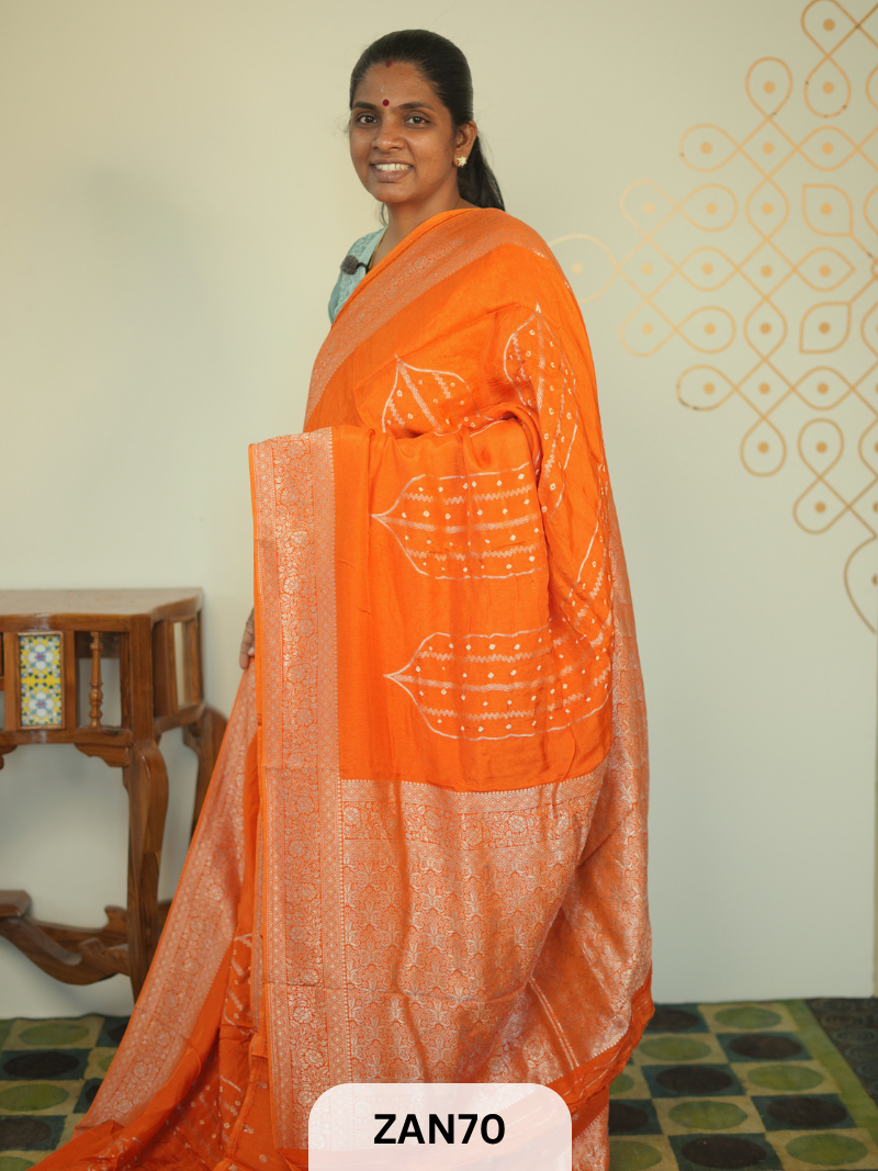 BANARASI BANDHINI SAREE
