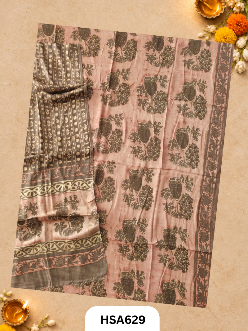 Pure Nasphal Print Pomegranate Pill Dye 2 Pics Suits