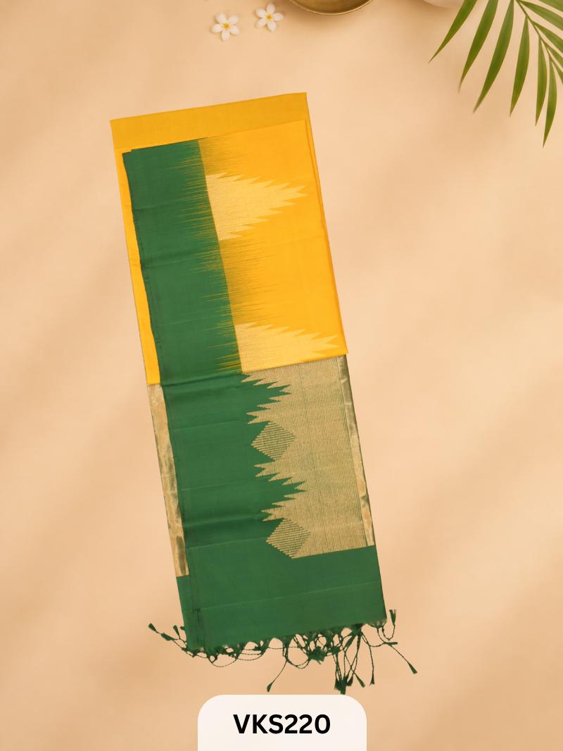 PURE KANCHIPURAM PURE SOFT SILK SAREE