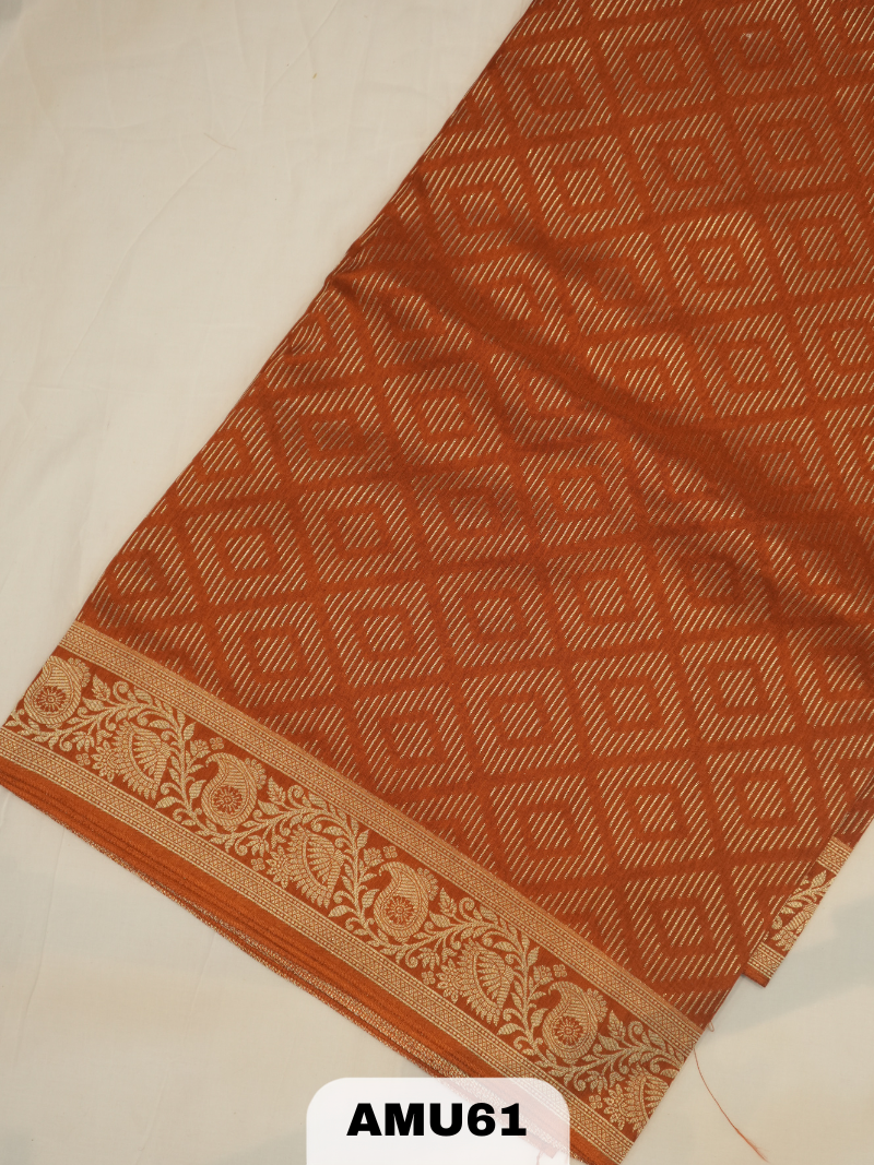PREMIUM BANARAS ORGANZA DIGITAL KALAMKARI PRINT SAREE