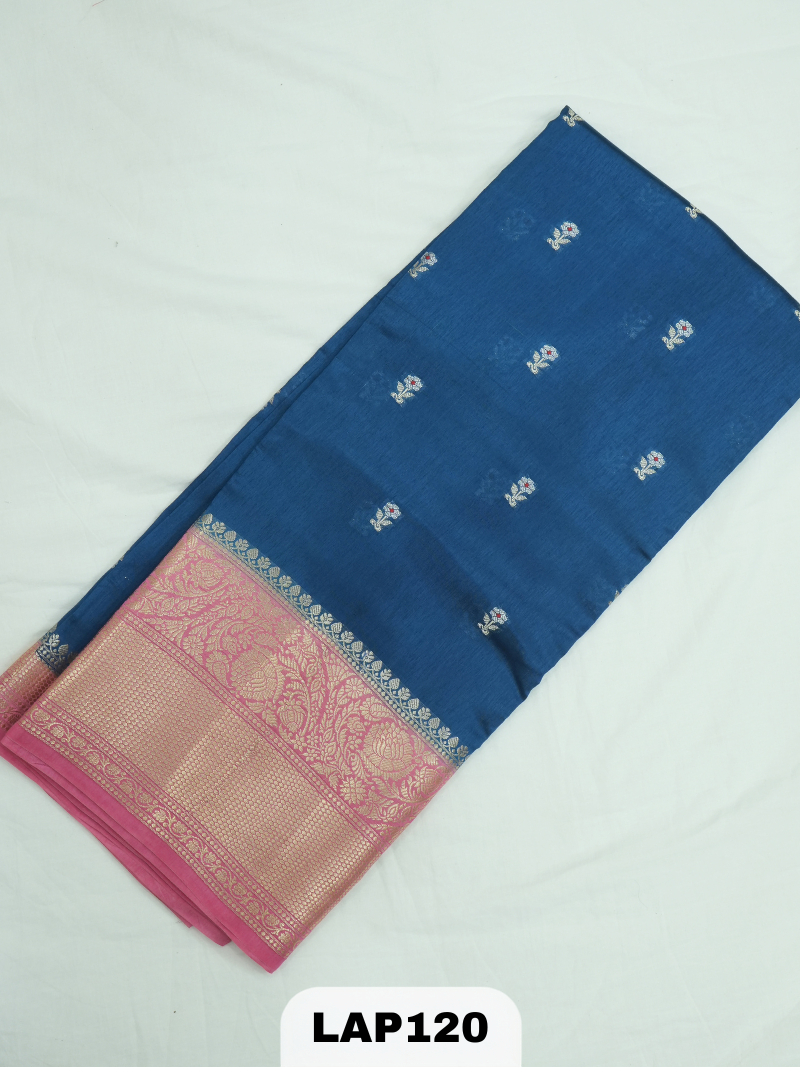 Banaras kora dupion silk saree