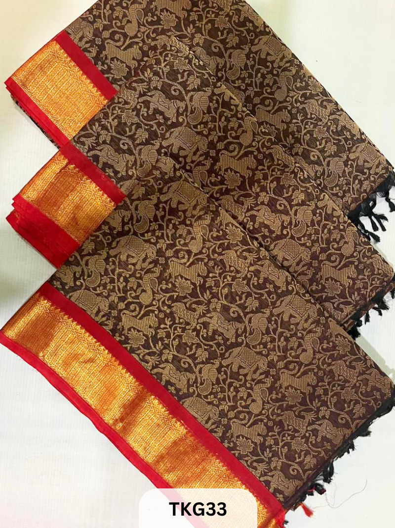 Vanasingaram Kanchi Cotton Saree