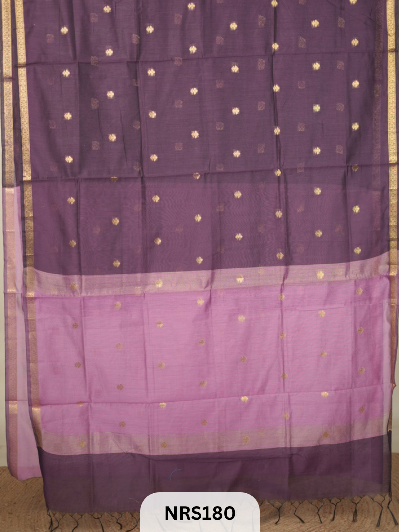 CHANDERI INSPIRED MAHESWARI SAREE