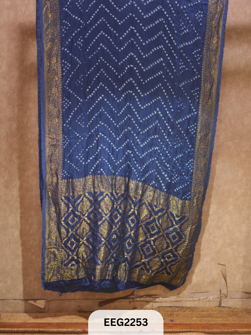 MODAL FUSIOIN SAREE WITH DOLA BORDER - EXCLUSIVE