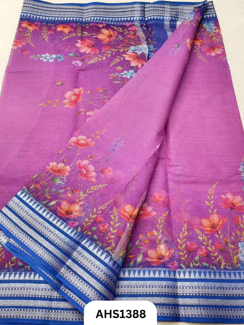 Pure Kota Cotton Digital Print Saree