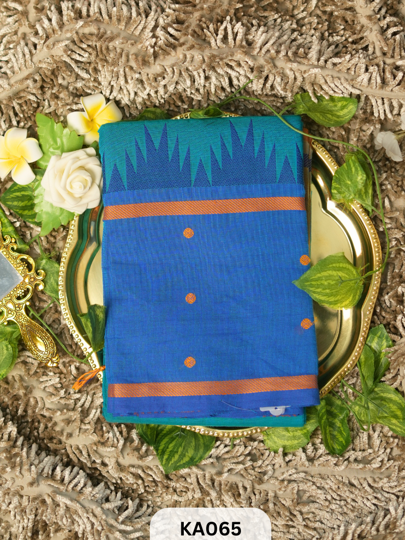 Chettinad cotton with thazhampoo border Saree Story with Shanmuga Priya