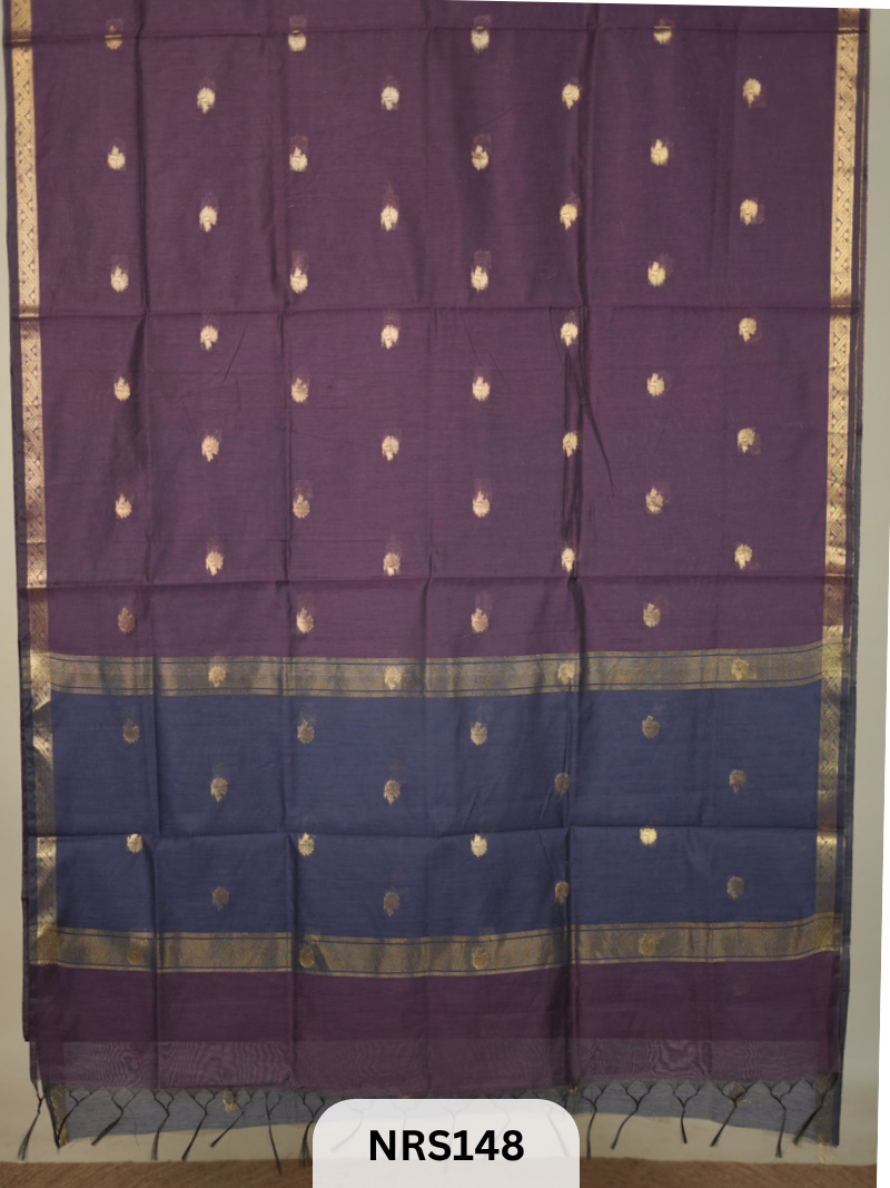 CHANDERI INSPIRED MAHESWARI SAREE