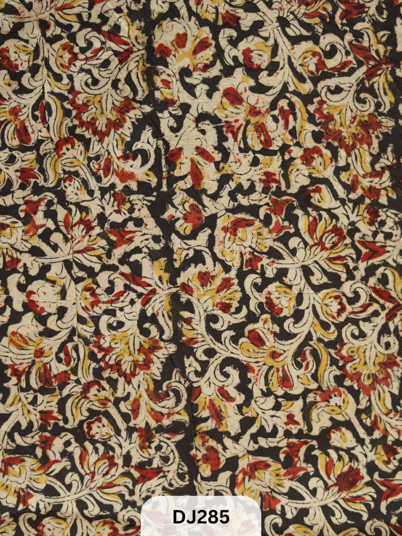 Kalamkari Hand printed - Fabric -1mtr