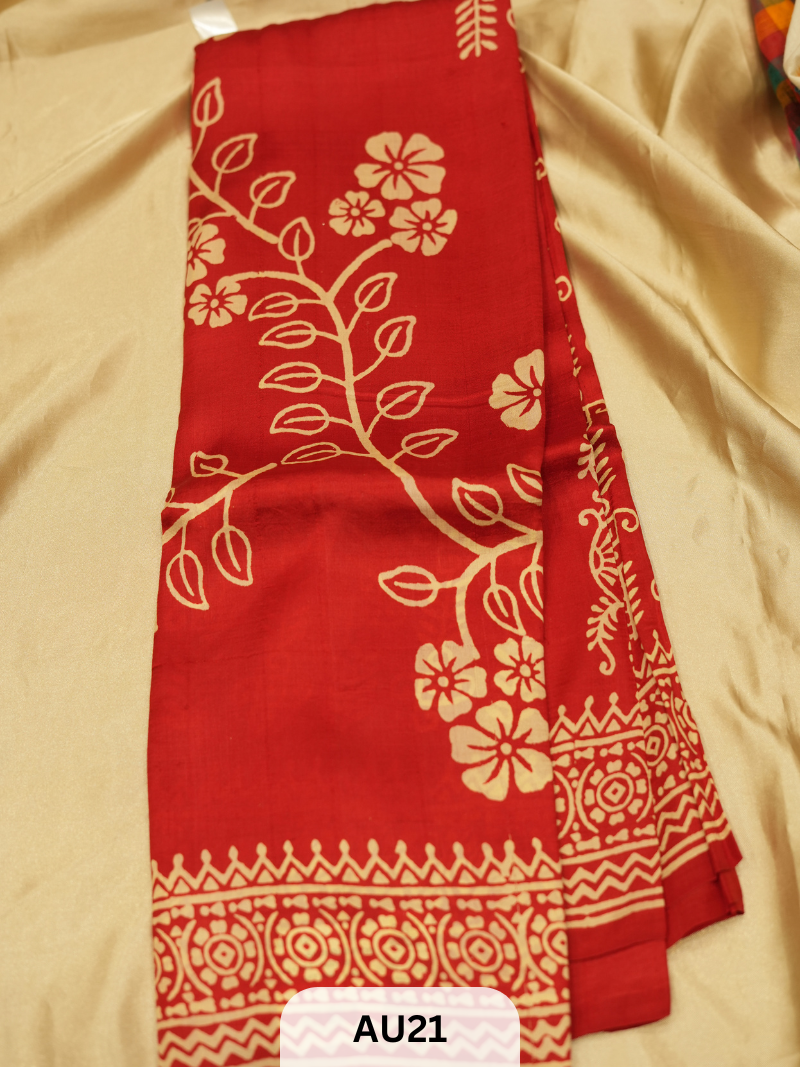 SOFT SILK BLEND TUSSAR | WITH BLOUSE