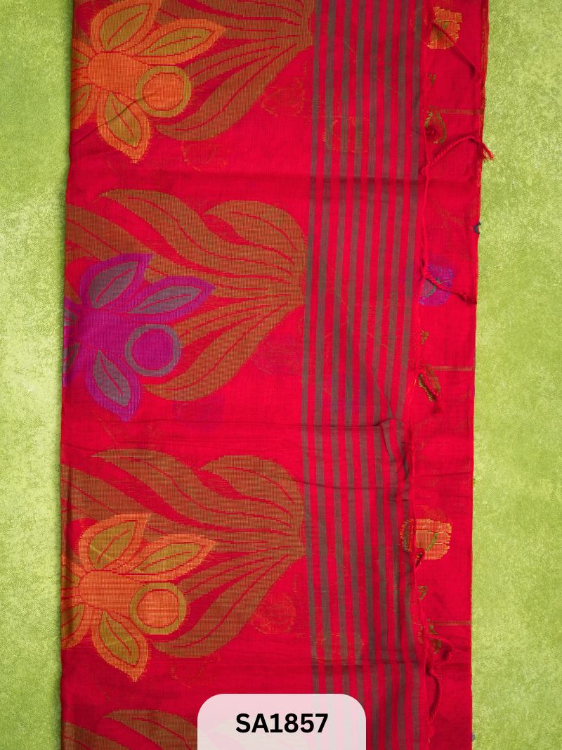 DHAKAI JAMDANI PREMIUM COTTON SAREE