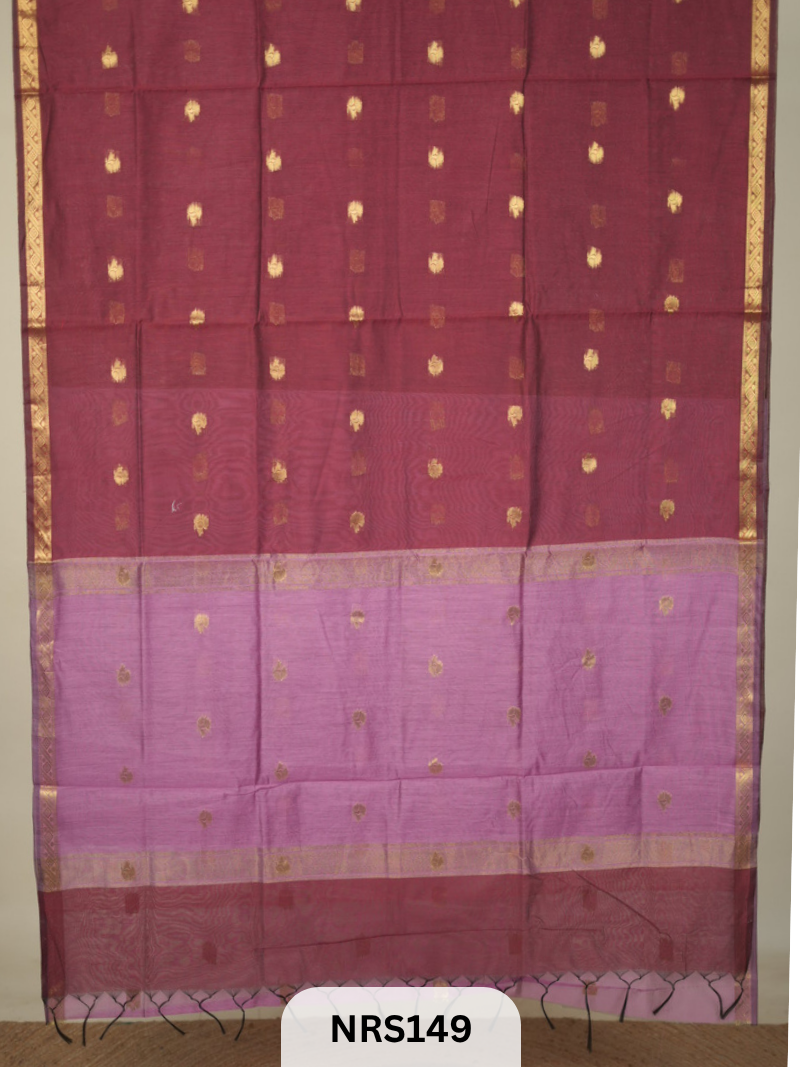 CHANDERI INSPIRED MAHESWARI SAREE