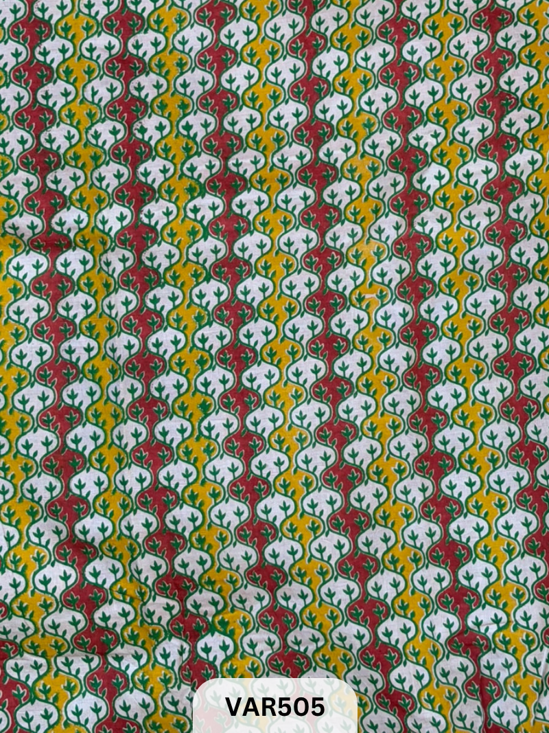 Kalamkari Hand printed - Fabric -1.5mtr