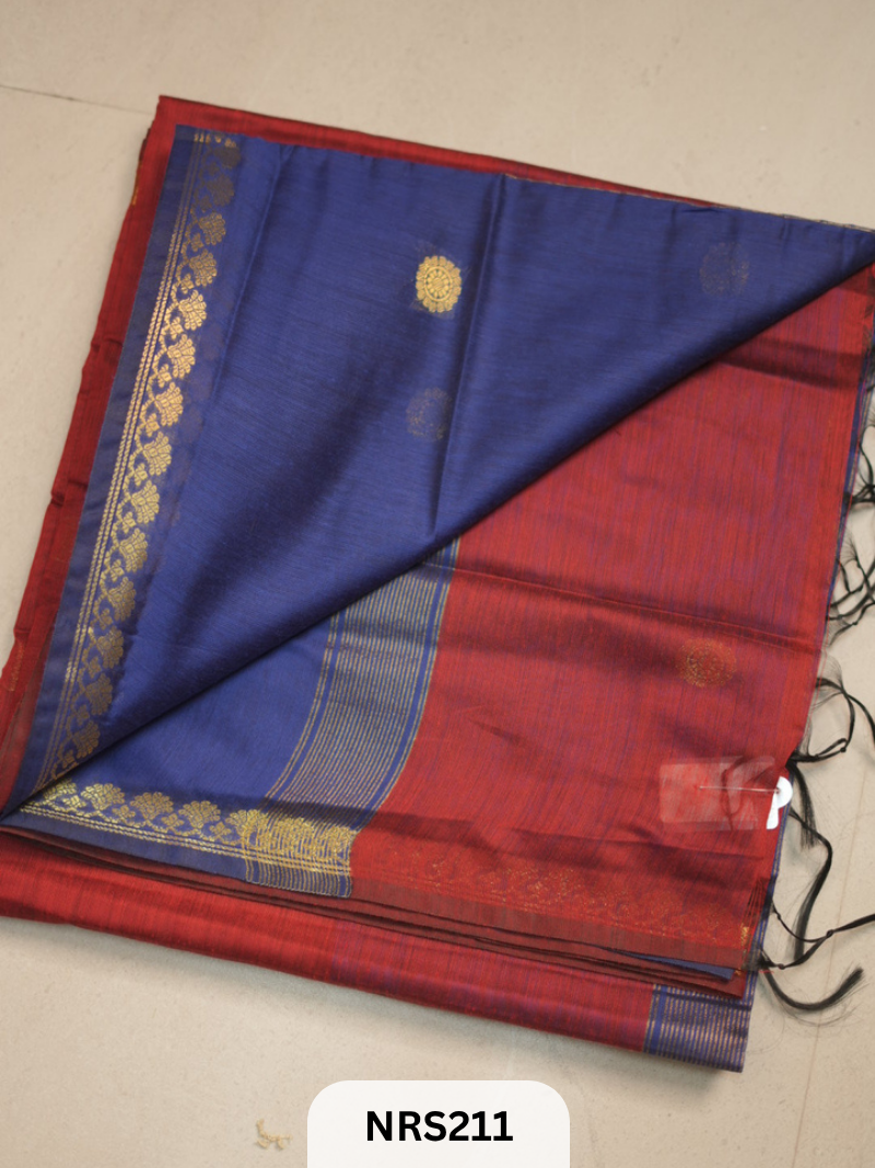 CHANDERI INSPIRED MAHESWARI SAREE