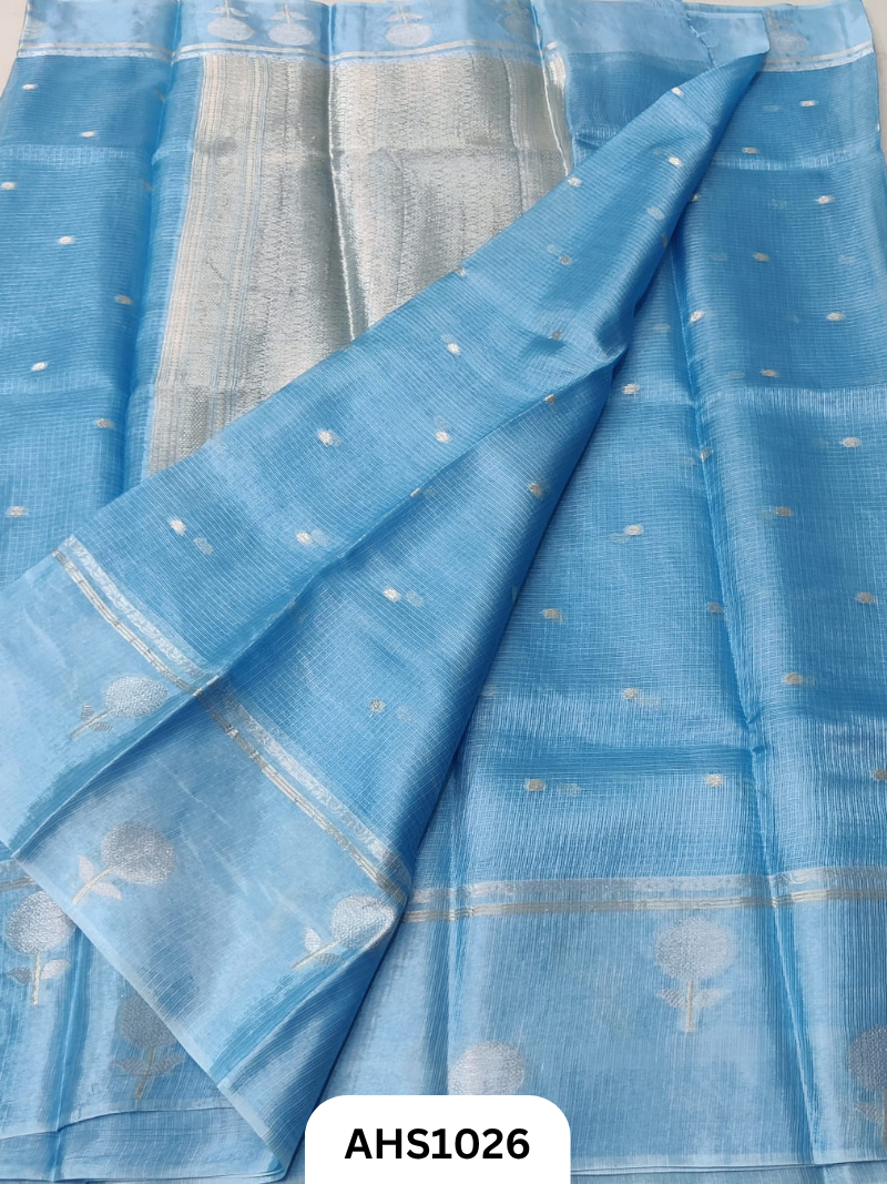 Kota Kataan Silk Weaving Saree With Blouse