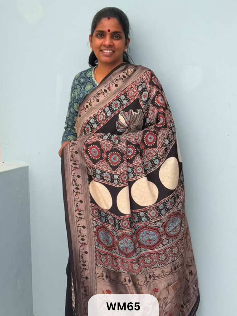MODAL WITH PAITHANI SAREE