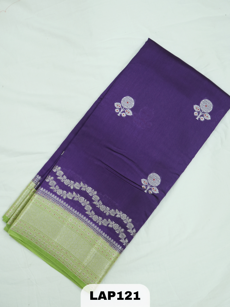 Banaras kora dupion silk saree
