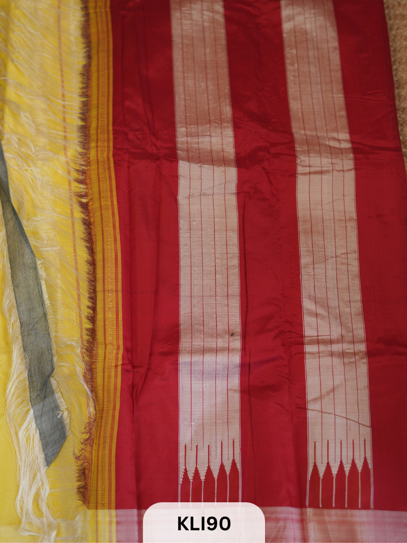 Pettada Anchu Semi Silk Saree With Gayathri Border