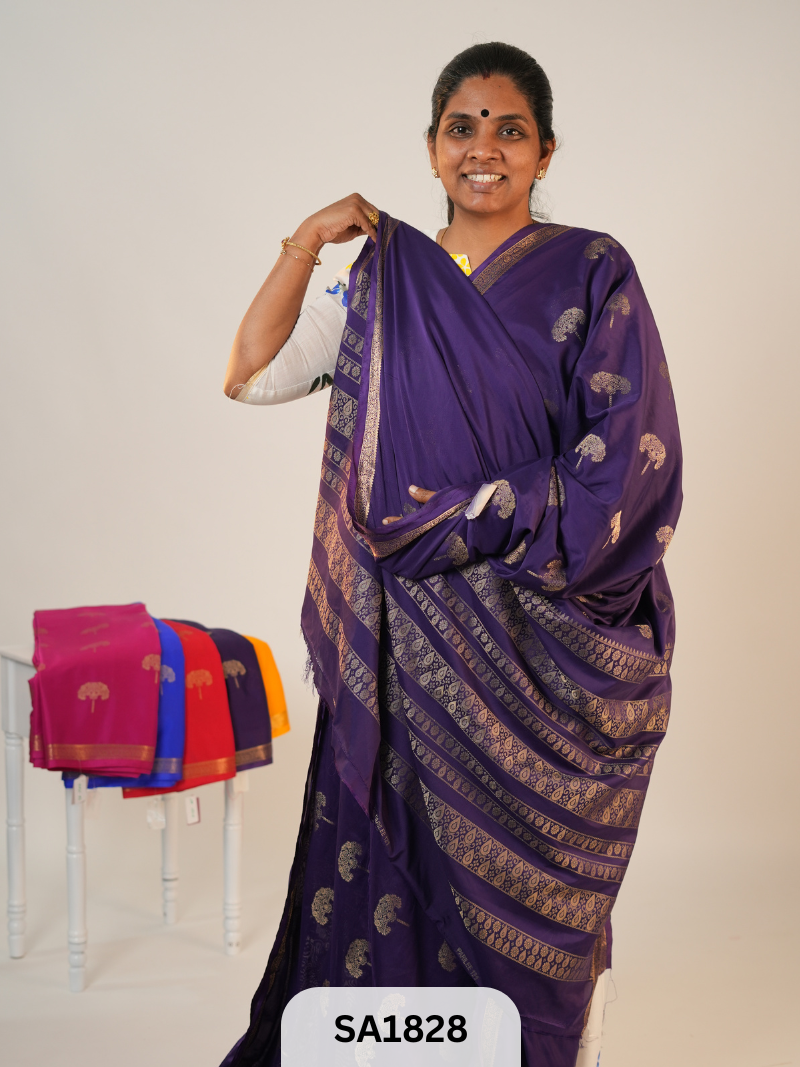 MYSORE BINNY CREPE SAREE
