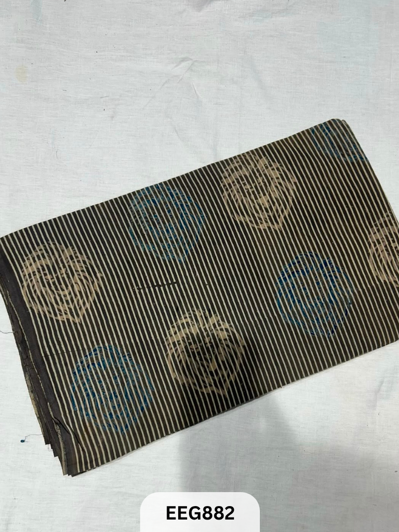 COTTON AJRAKH FABRIC-1MTR