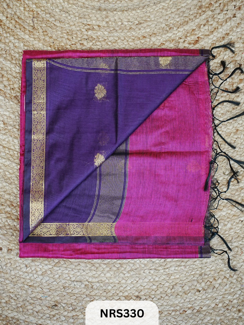 CHANDERI INSPIRED MAHESWARI SAREE