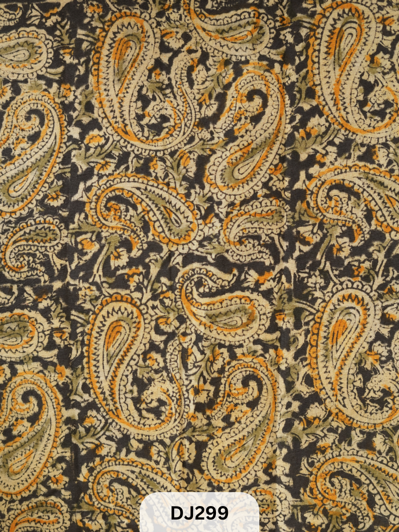 Kalamkari Hand printed - Fabric -1mtr