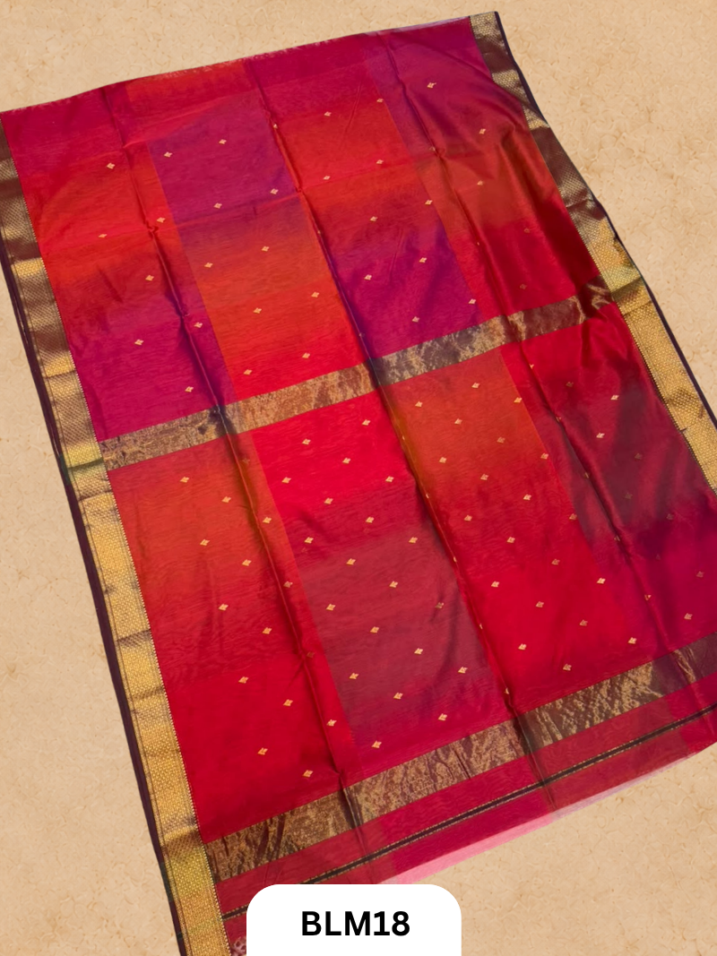 Diya Butti And Border Shaded Saree