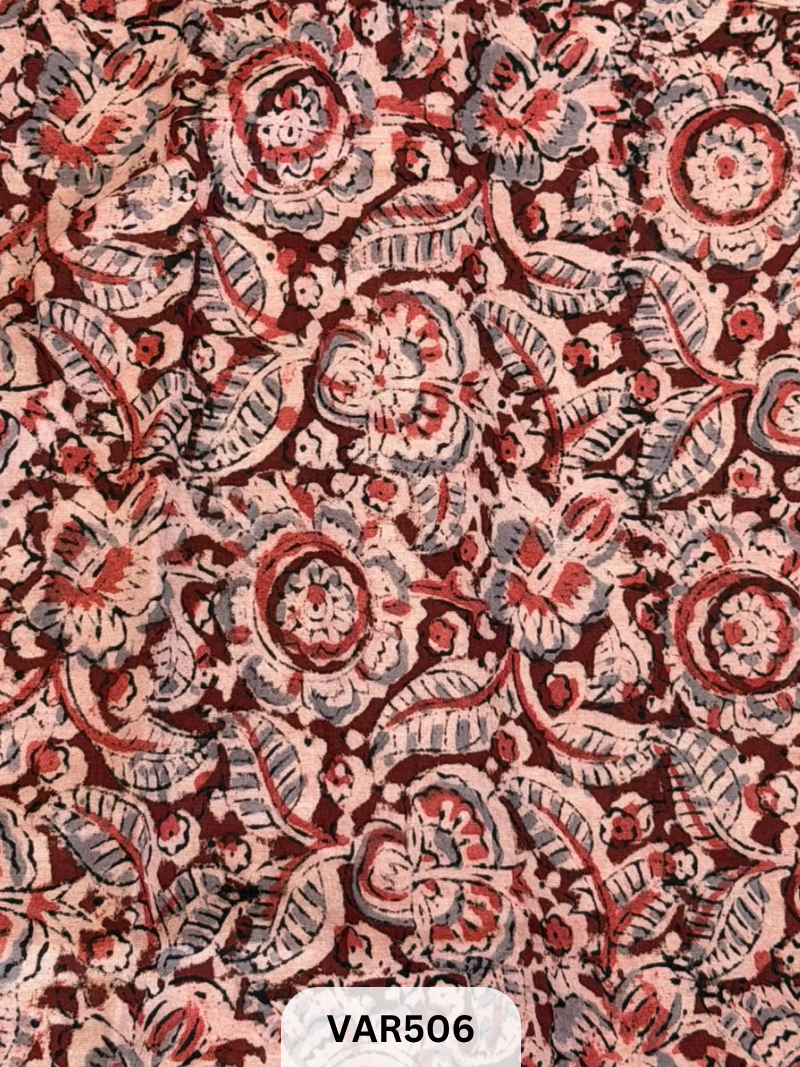 Kalamkari Hand printed - Fabric -1.5mtr