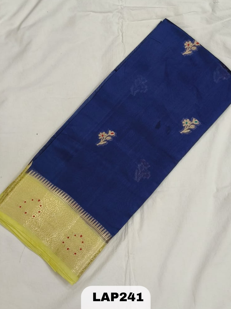 Banaras kora dupion silk saree
