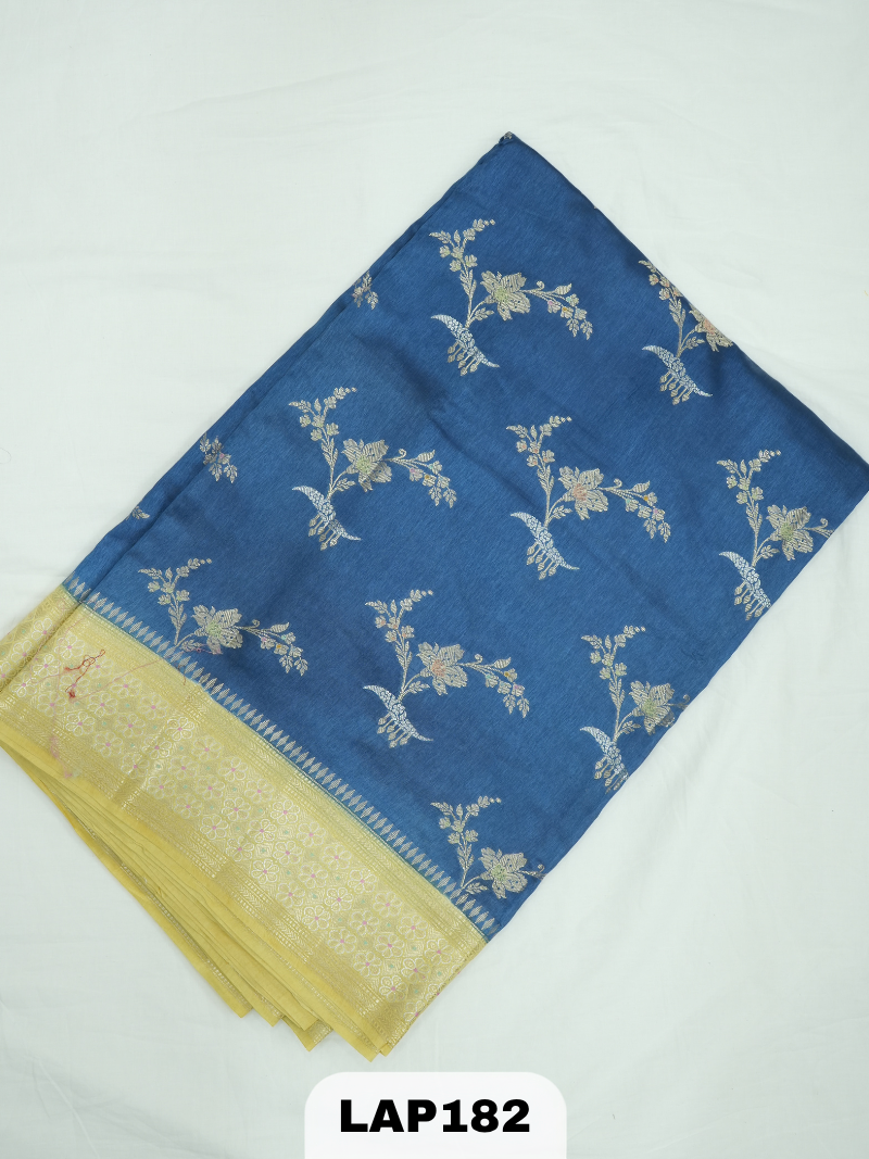 Banaras kora dupion silk saree