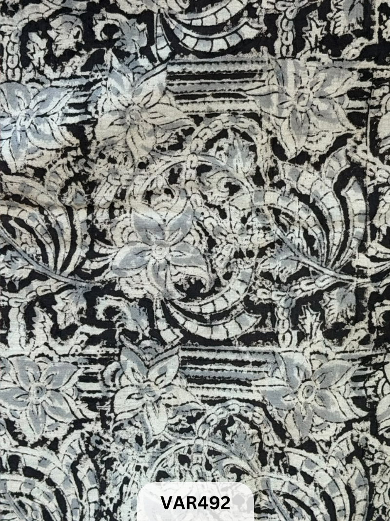 Kalamkari Hand printed - Fabric -1.5mtr