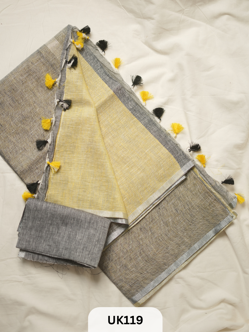 PURE LINEN JAMDANI SAREE