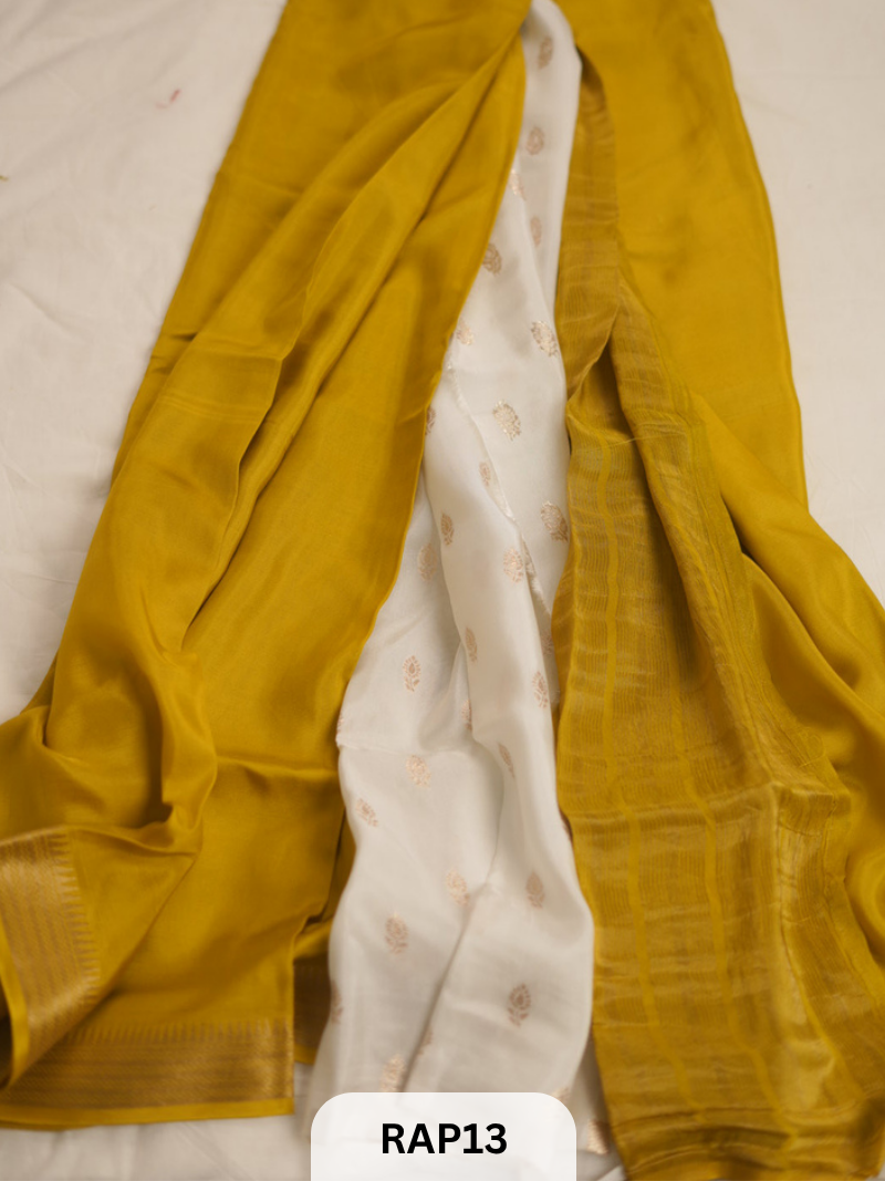SEMI MYSORE CREPESILK SAREE