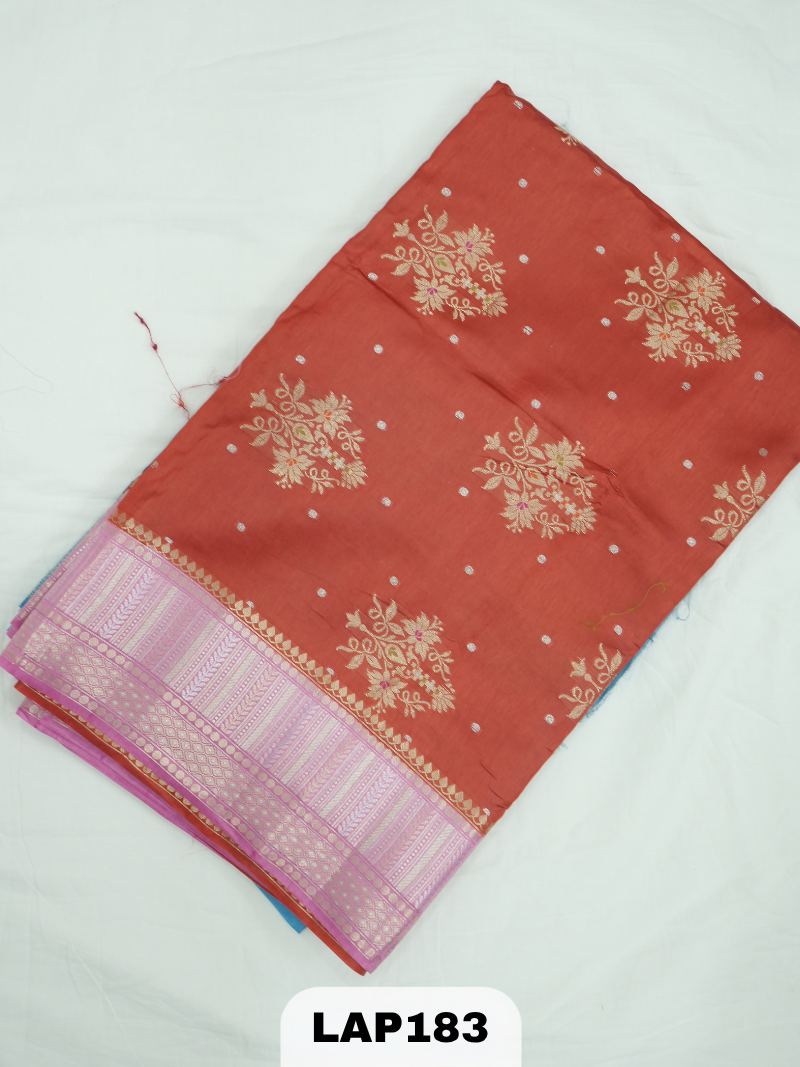 Banaras kora dupion silk saree