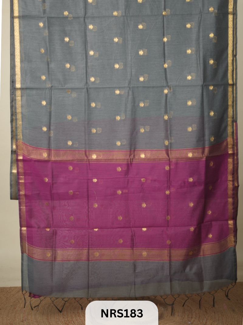 CHANDERI INSPIRED MAHESWARI SAREE