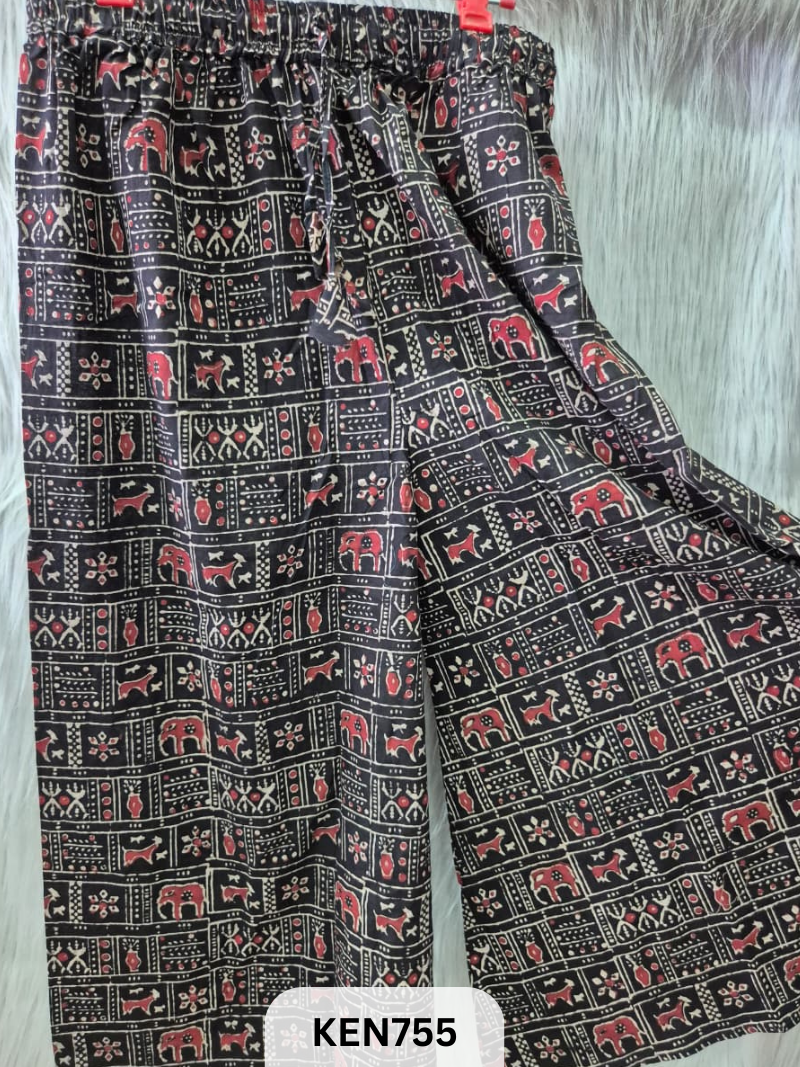 COTTON NATURAL PROCESS PALAZO (22-40INCH)