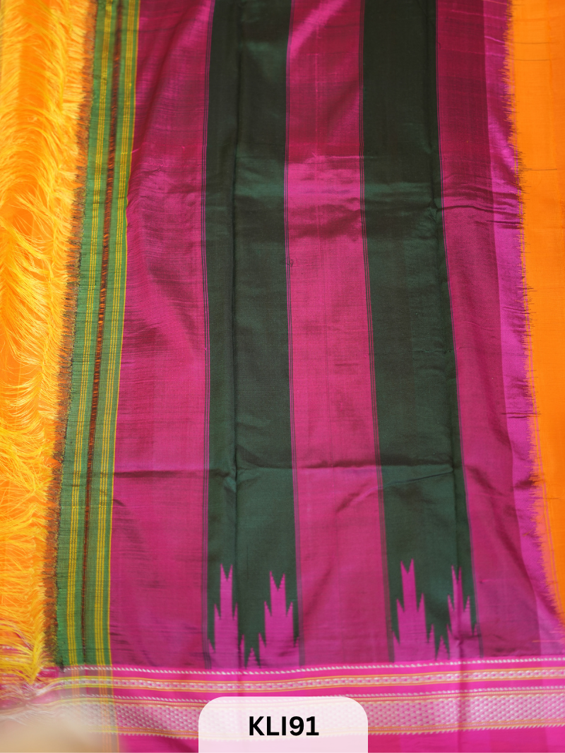 Pettada Anchu Semi Silk Saree With Gayathri Border