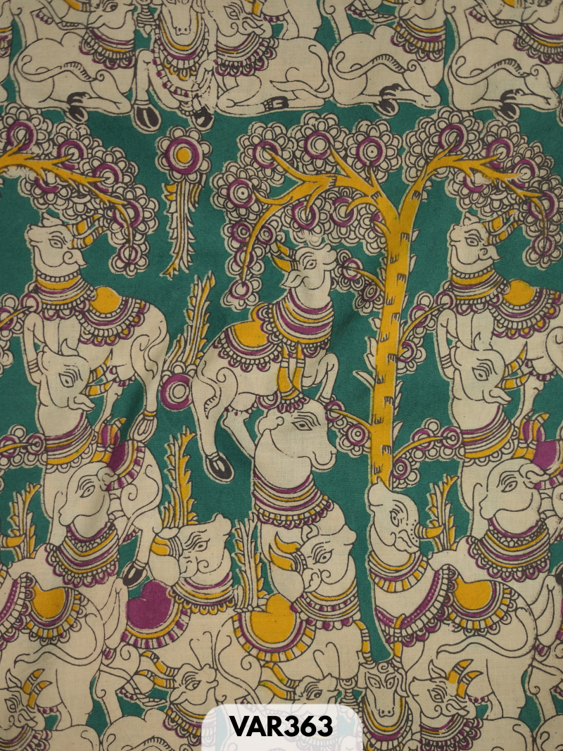 KALAMKARI FABRIC - 1 MTR