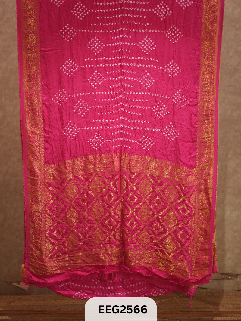 MODAL FUSIOIN SAREE WITH DOLA BORDER - EXCLUSIVE