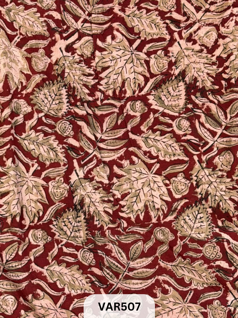 Kalamkari Hand printed - Fabric -1.5mtr