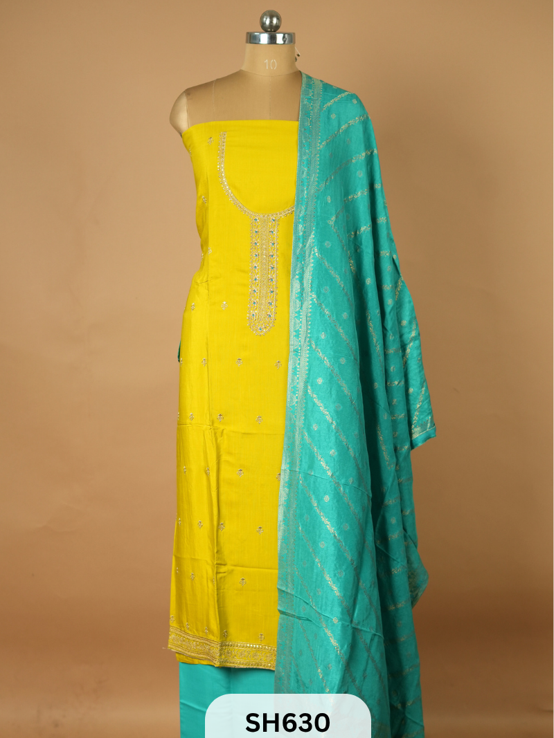 PREMIUM SALWAR SUIT WITH EMBROIDERY WORK Sadhana Fashion