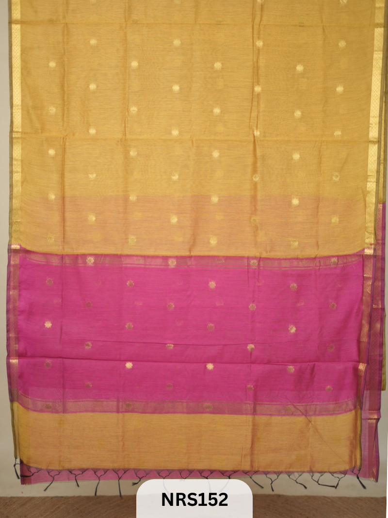 CHANDERI INSPIRED MAHESWARI SAREE