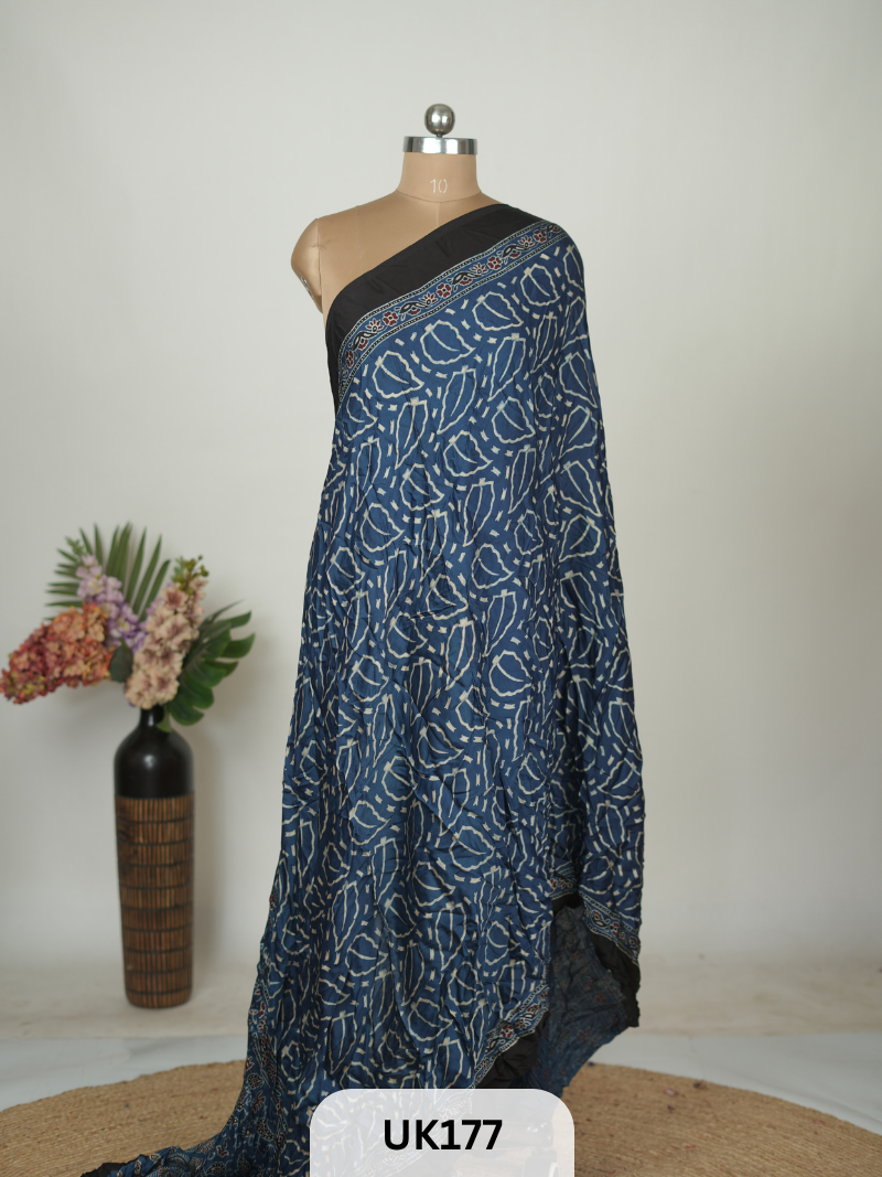 MODAL HANDBLOCK DUPATTA
