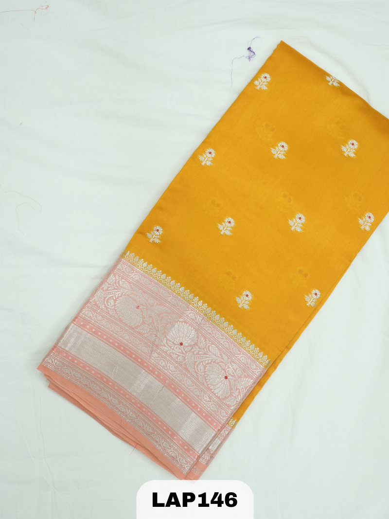 Banaras kora dupion silk saree