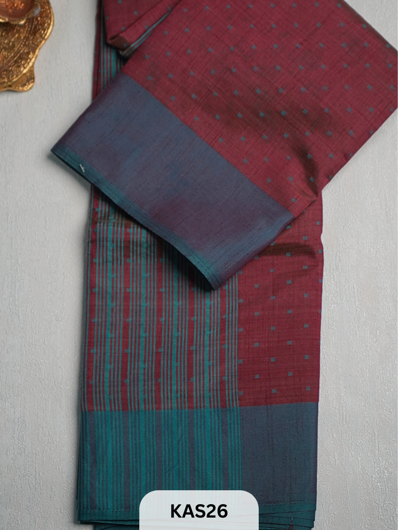 DUPION TUSSAR SAREE